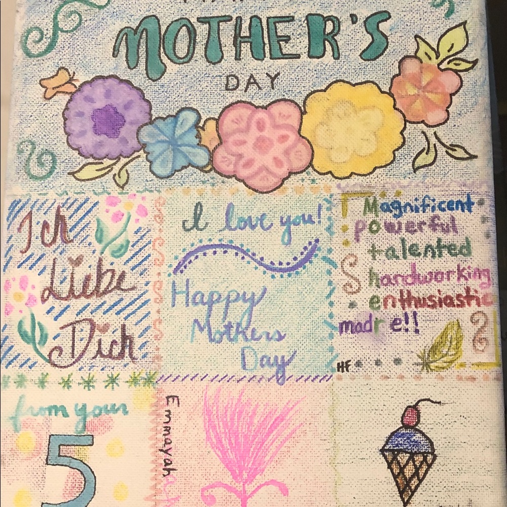 Personalized art work on canvas or paper, all orig